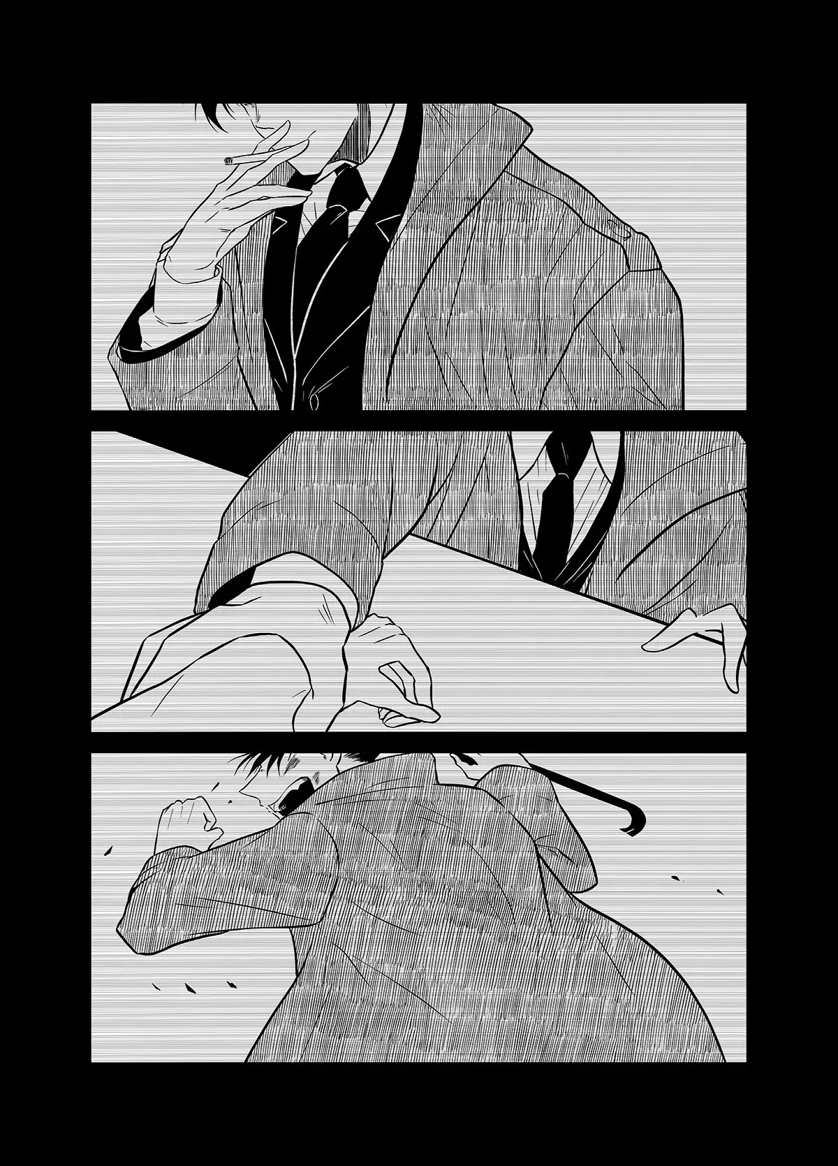 Images of Mashita come to mind: Mashita smoking, Mashita saving him at the love hotel, and Mashita fighting with a crowbar.